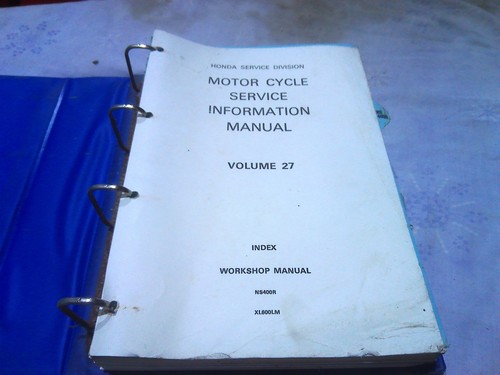 1985 1987 honda - 1985-1987, factory