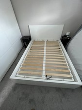 White Pine Wood IKEA Ottoman