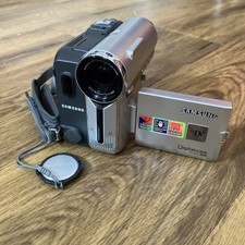 Vintage Samsung VP-D351 Handheld MiniDV Cassette Retro Camcorder Silver Tested