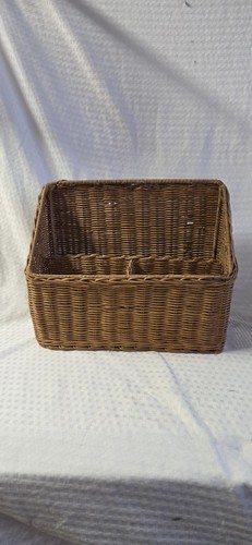 Freestanding wicker basket - freestanding,