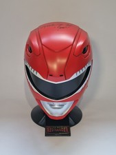 Signed Legacy Power Rangers Red Ranger Helmet rare cosplay collectable