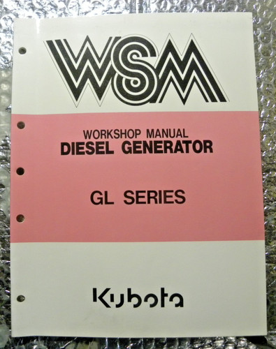Wsm kubota workshop manual - kubota,