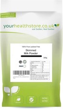 100% Pure Lactose Free Skimmed Milk Powder 300g, No Additives, No Added Sugar...