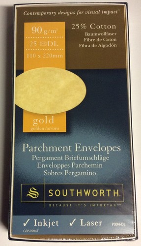 Southworth gold parchment - southworth, dl