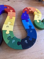 Alphabet jigsaws bag a - a, a-z