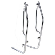 Vespa PX T5 Cuppini Chrome Legshield Crash Bars Traveller
