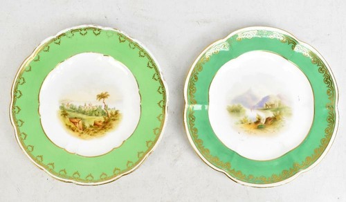 Two 19th century hand painted - century, hand-painted
