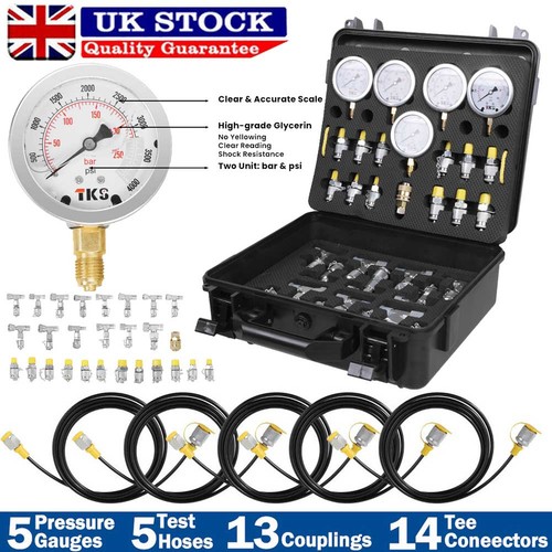 Hydraulic pressure test kit - hydraulic,