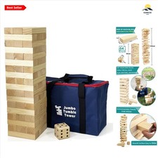 Wooden Tumble Tower Game Set