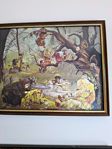 Framed fantasy 1980s dufex - framed,