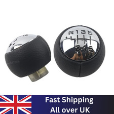 For Peugeot 307 308 407 3008 5008 807 Black Gear Stick Shift Knob ABS 6 Speed