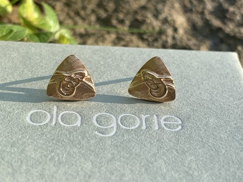 Ola gorie 9ct gold earrings - gorie,