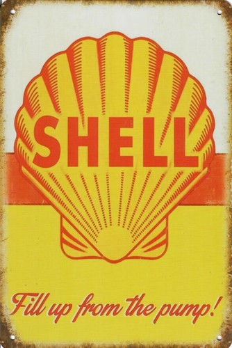 Retro metal sign garage man - metal,