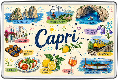 Capri italy fridge - capri,