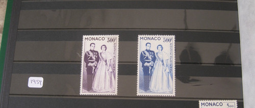 Monaco air mail stamps - monaco,