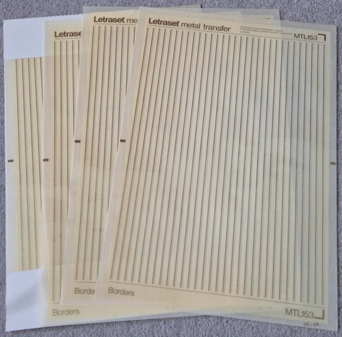 Full sheets of letraset - 4,