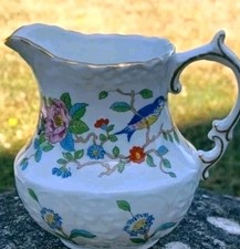 Vintage Milk/Cream Jug Aynsley Pembroke. Fine Bone China. Vintagr floral Jug VGC