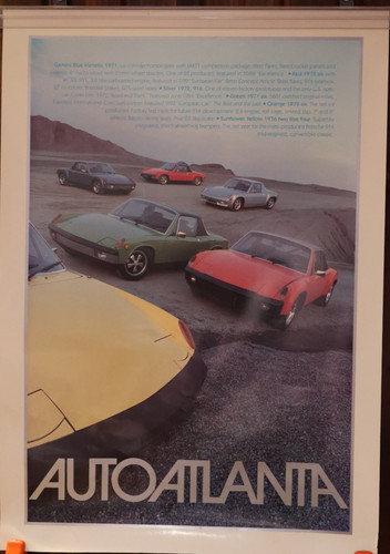Porsche 914 poster - poster, auto