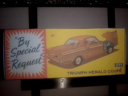 Corgi no231 triumph herald - no231,