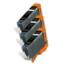 3 BLACK Ink Replacement w/