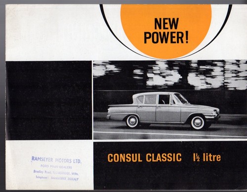 Ford consul classic 116e 1500 - consul,