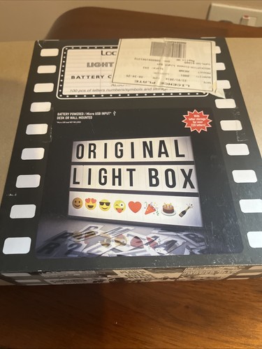 Cinematic light box with - box,