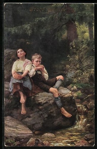 Artist postcard raphael - artist, &