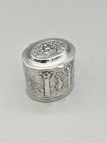 Vintage sterling silver pill - vintage,