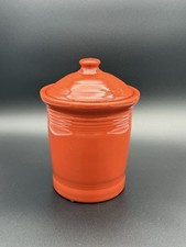Fiesta Ware Retired Paprika Small 1 Quart Canister With Lid And Seal Fiesta Ware
