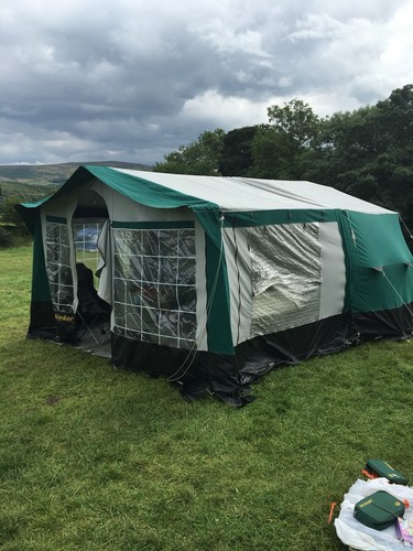 Trailer tent with - tent,