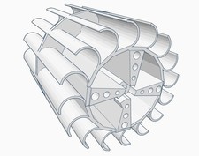 Water turbine wheel XXL not pelton