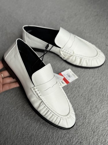 Leather penny loafers - m&s,