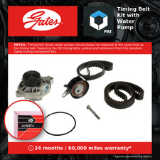 Timing Belt & Water Pump Kit fits VW CALIFORNIA T5 2.4D 98 to 02 AJA Set Gates