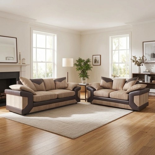 Dino seater couch beige - 3+2,