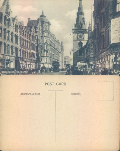 Trongate glasgow street scene - street,