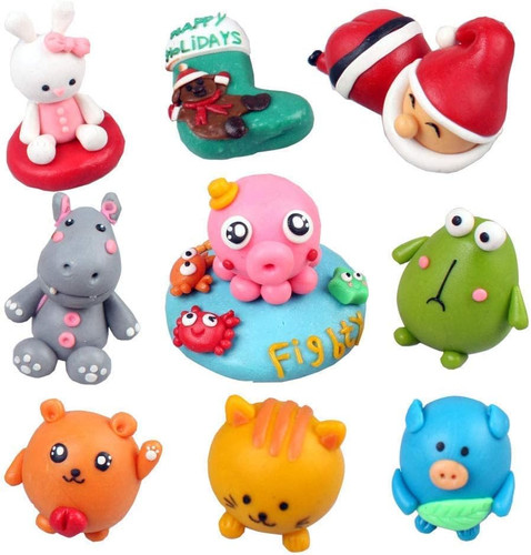 Polymer clay set colours - polymer, 24