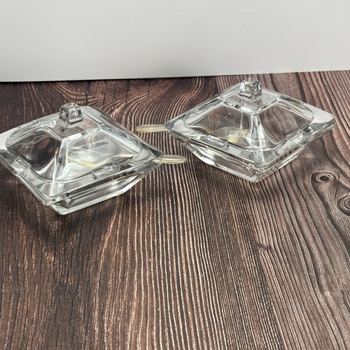 Clear glass square covered - clear,