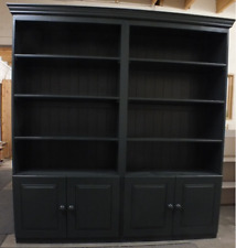Chase Painted Range 4 Door Open Top Library Unit- F&B Studio Green- BESPOKE
