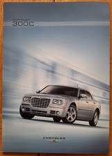 CHRYSLER 300C car sales brochure from the UK. Thick prestige catalogue 2007 2008