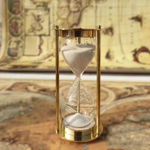 Vintage hourglass sand timer - vintage,