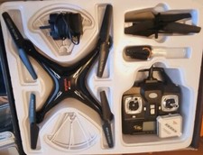 Syma X5 SC Explorers 2 Helicopter Drone=Complete/Works Great RARE. Black