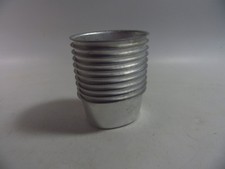 10 Aluminium Dariole Pudding Moulds 8 x 6cm & 4 cm high .