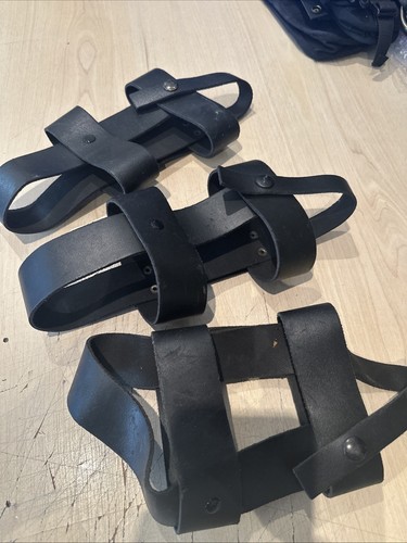 Police black leather - ex,