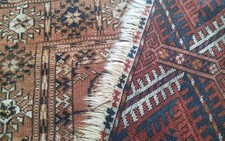 Hand knotted turkmen tekke rug - turkmen,