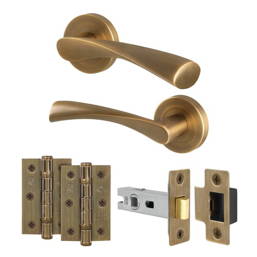Antique brass internal - internal, door