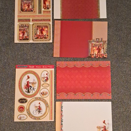 Hunkydory christmas card kit - christmas,