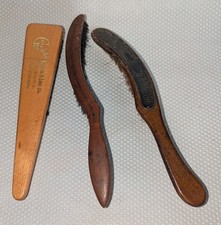 3x Vintage Clothes Brushes