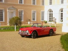 1967 Triumph TR4A IRS Man+O/D  Mx5 leather seats. Body off chassis restoration.