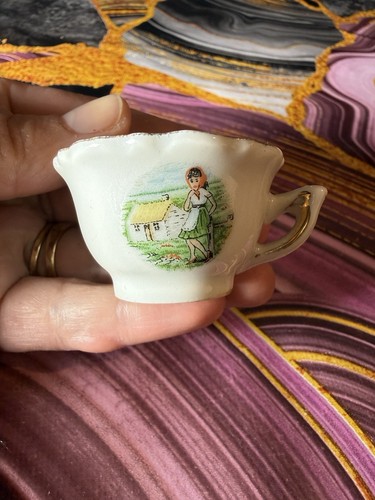 Vintage miniature tea set - vintage,
