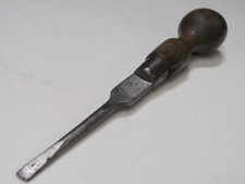 Stunning Vintage 8" I Sorby Mr Punch Brand Cabinetmakers Screwdriver 1/4" Tip